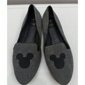 Aldo X Disney Shoes Womens Size 10 Mickey Bling Loafer Slip On